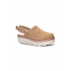NEW CHINESE LAUNDRY women's mojo suede clog in camel